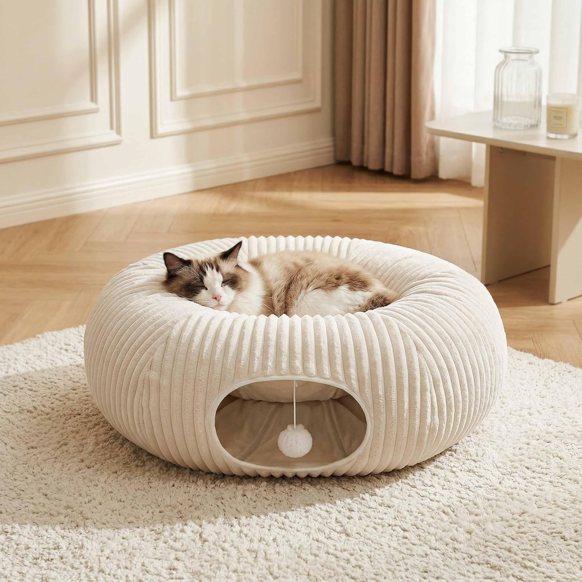anti-slip base and configurable shape (round, s-shaped, or semi-circular)