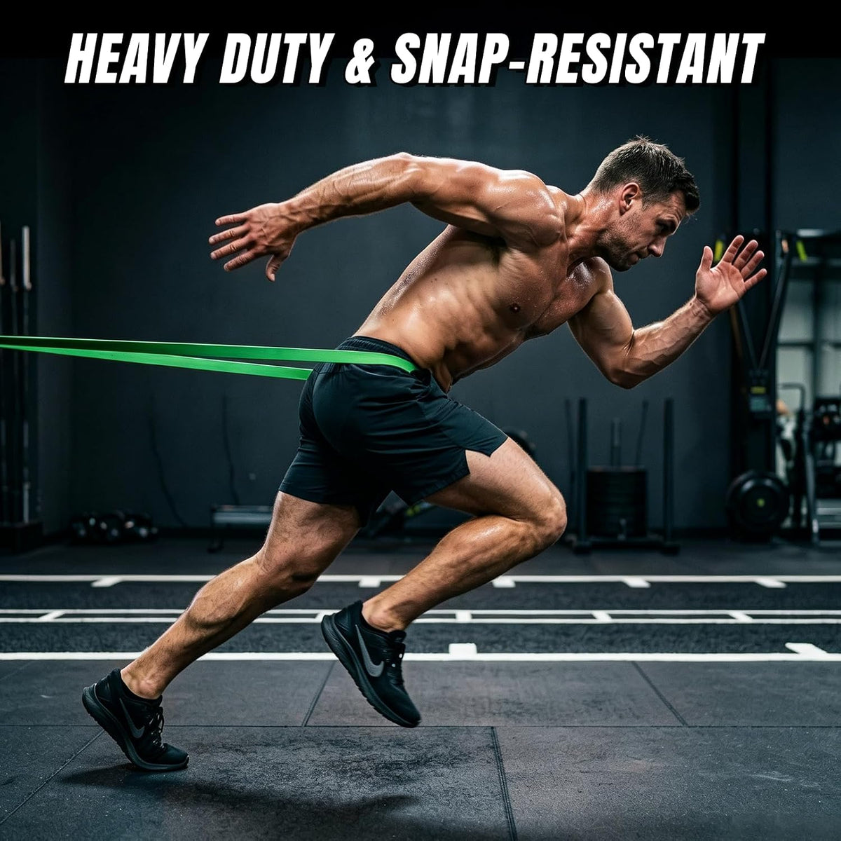 anti-slip textured surface that maintains grip during heavy perspiration