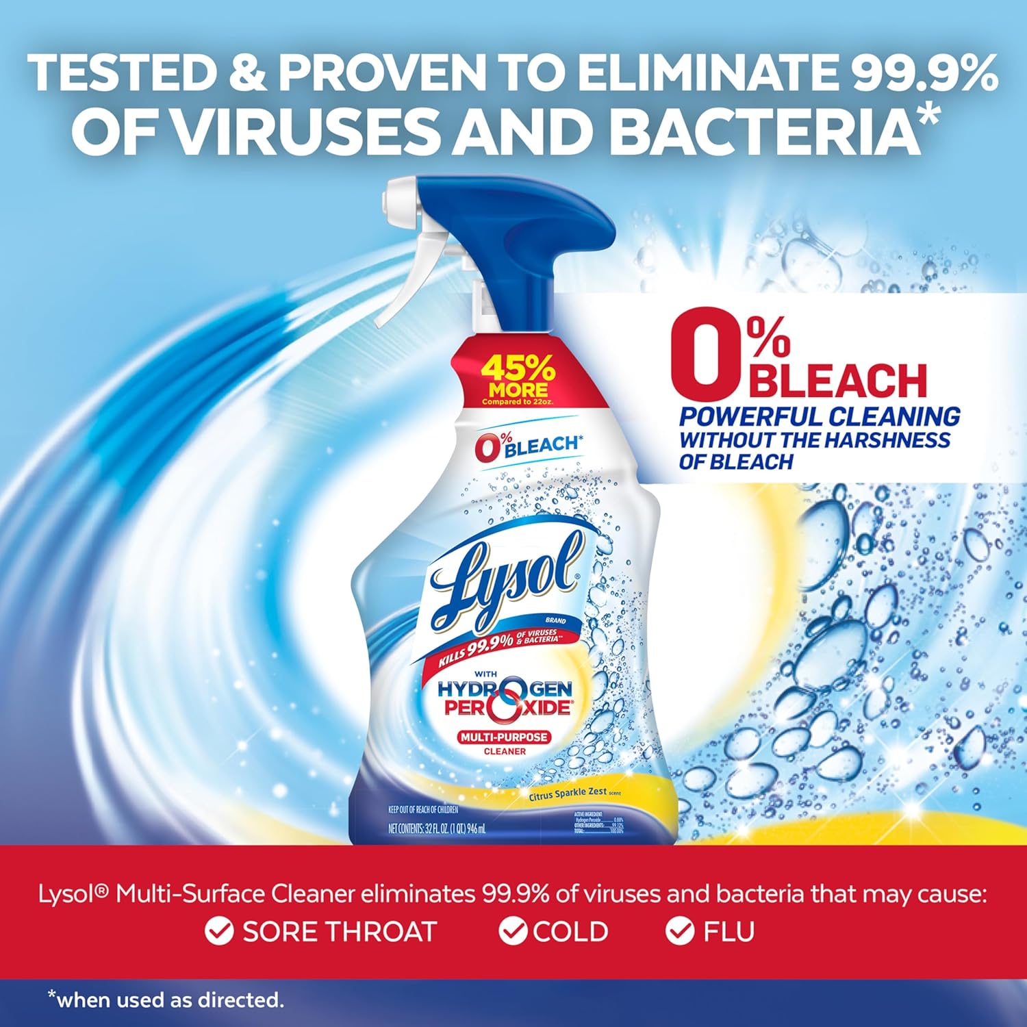 antibacterial cleaning action