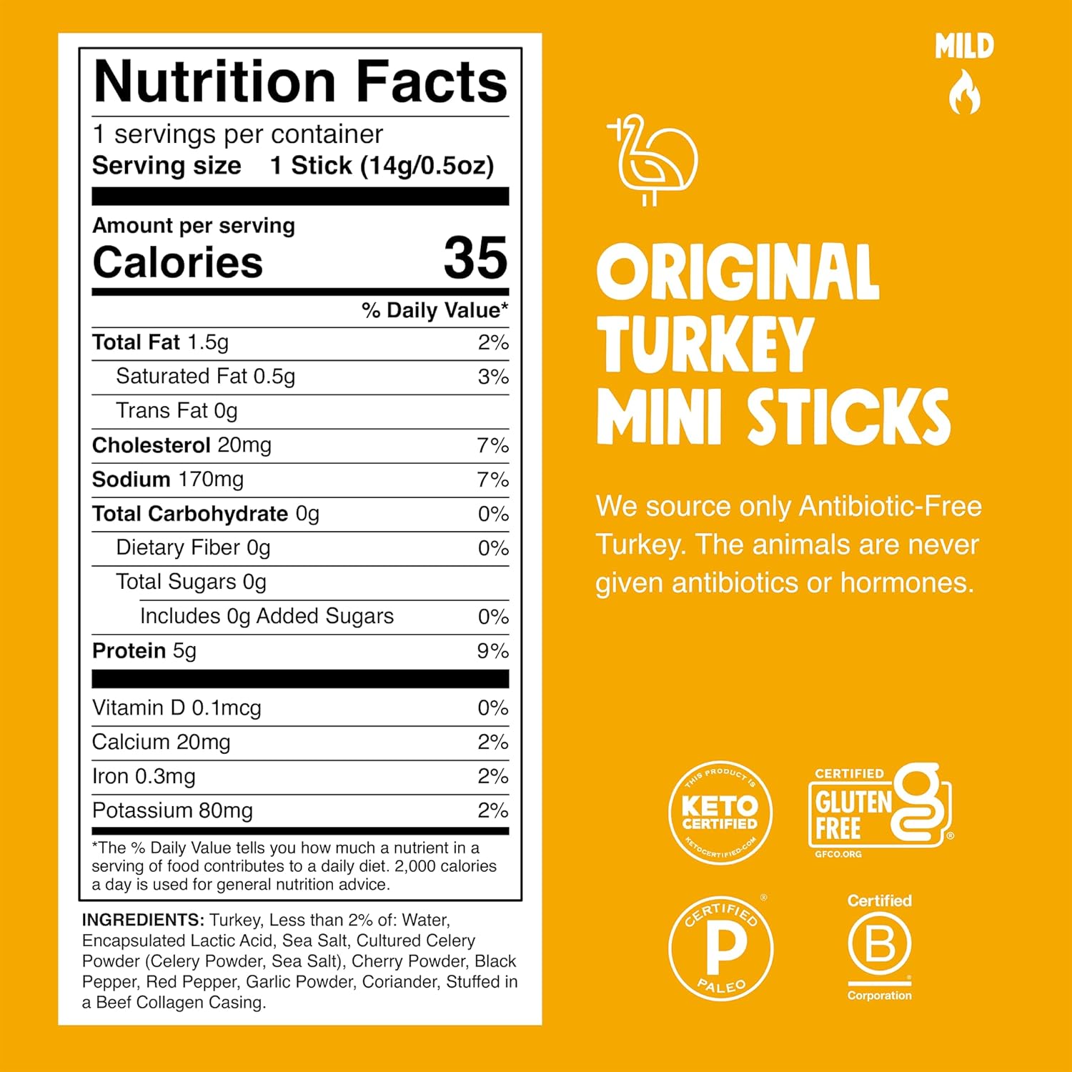 antibiotic-free turkey with no added nitrates or nitrites