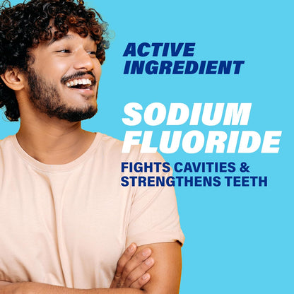 anticavity action that remineralizes soft spots and strengthens enamel up to 4x vs. water rinse