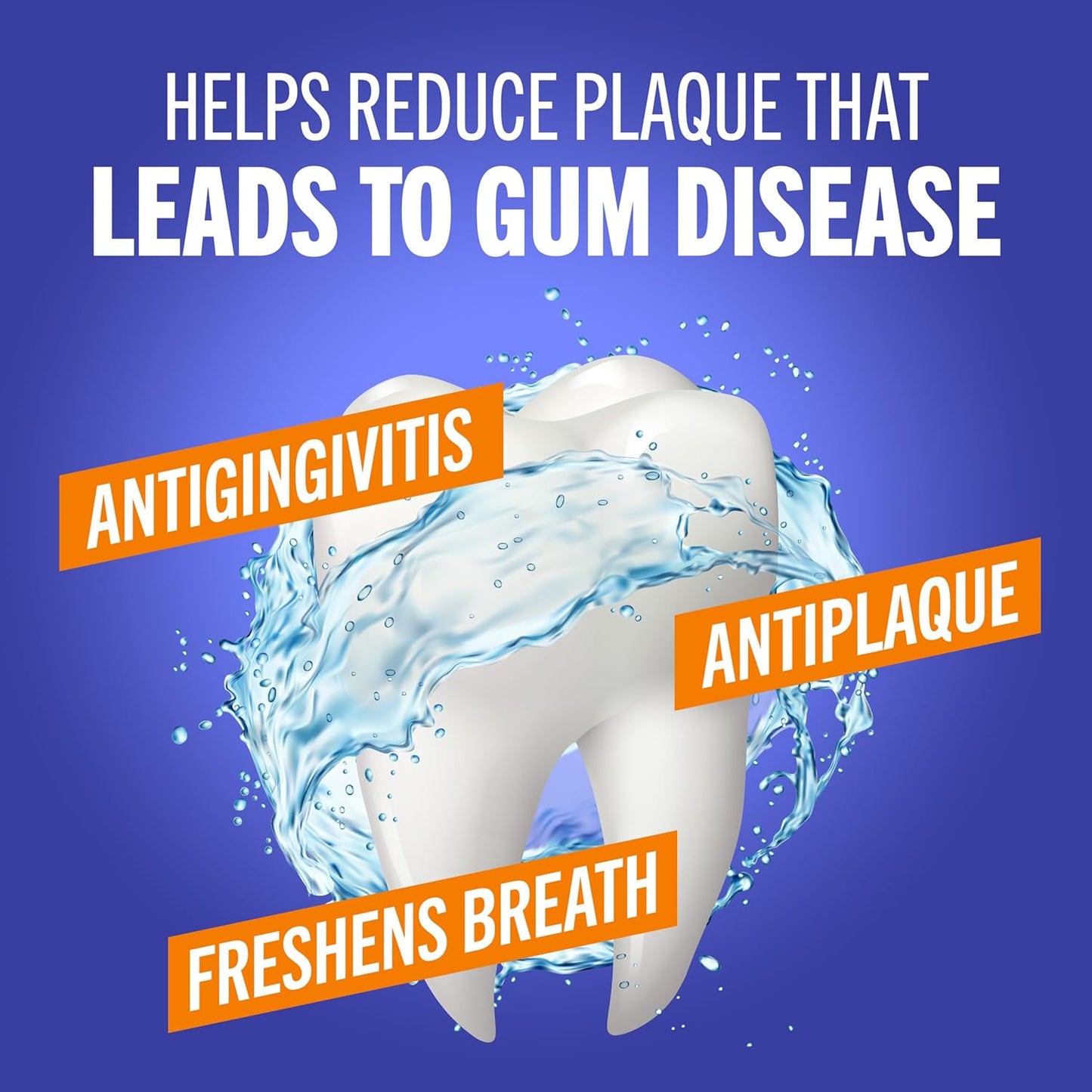 antigingivitis and antiplaque action targeting bleeding gums and early gum disease