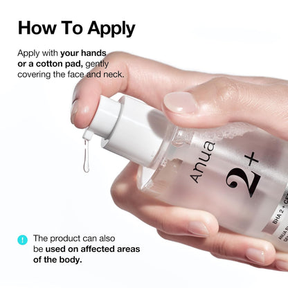 Anua BHA 2 Gentle Exfoliating Toner with Ceramides, Birthday Gift for Her, Gentle Pore Care Toner, 5.07 fl.oz