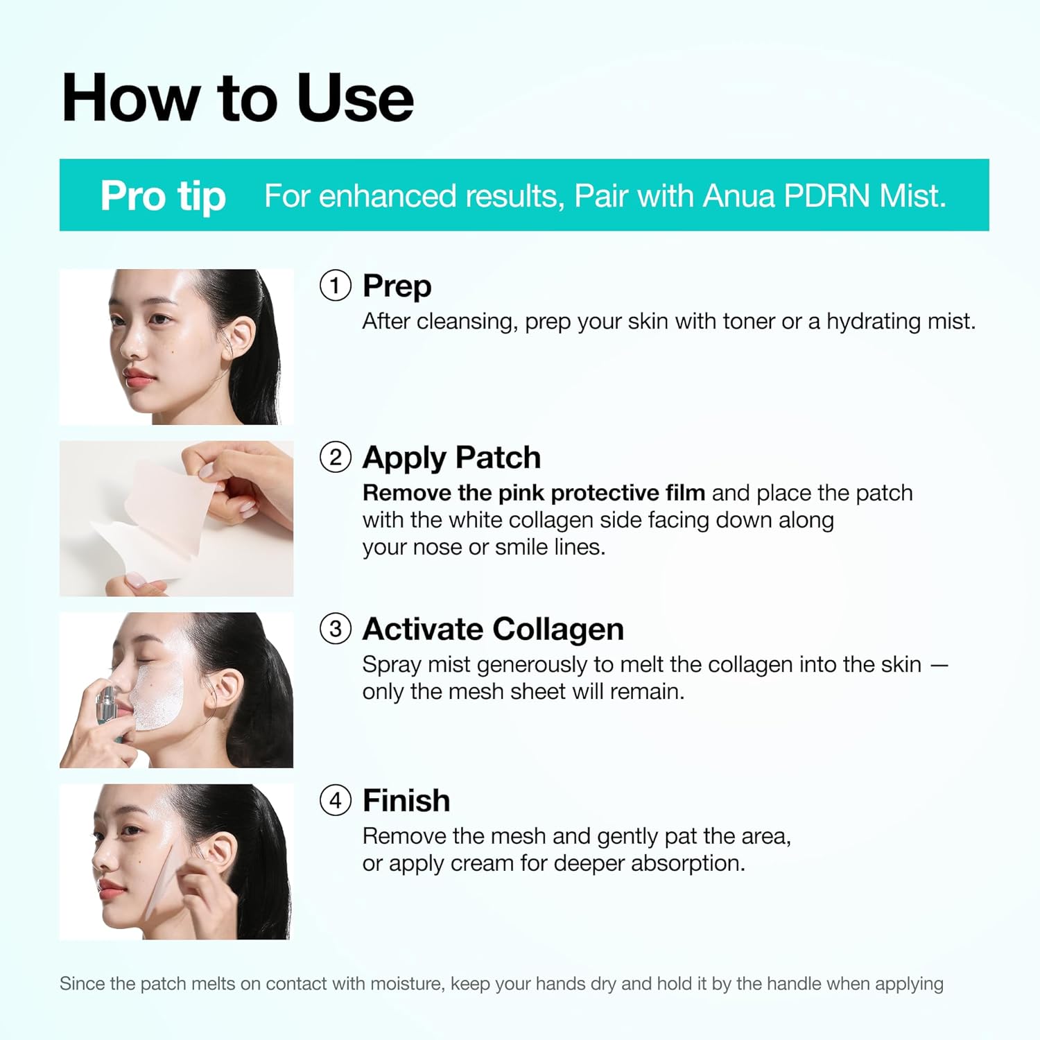 ANUA PDRN Collagen Melting Patch – Holiday Gift for Mom, Sensitive Skin Anti-Aging Smile Line Patches
