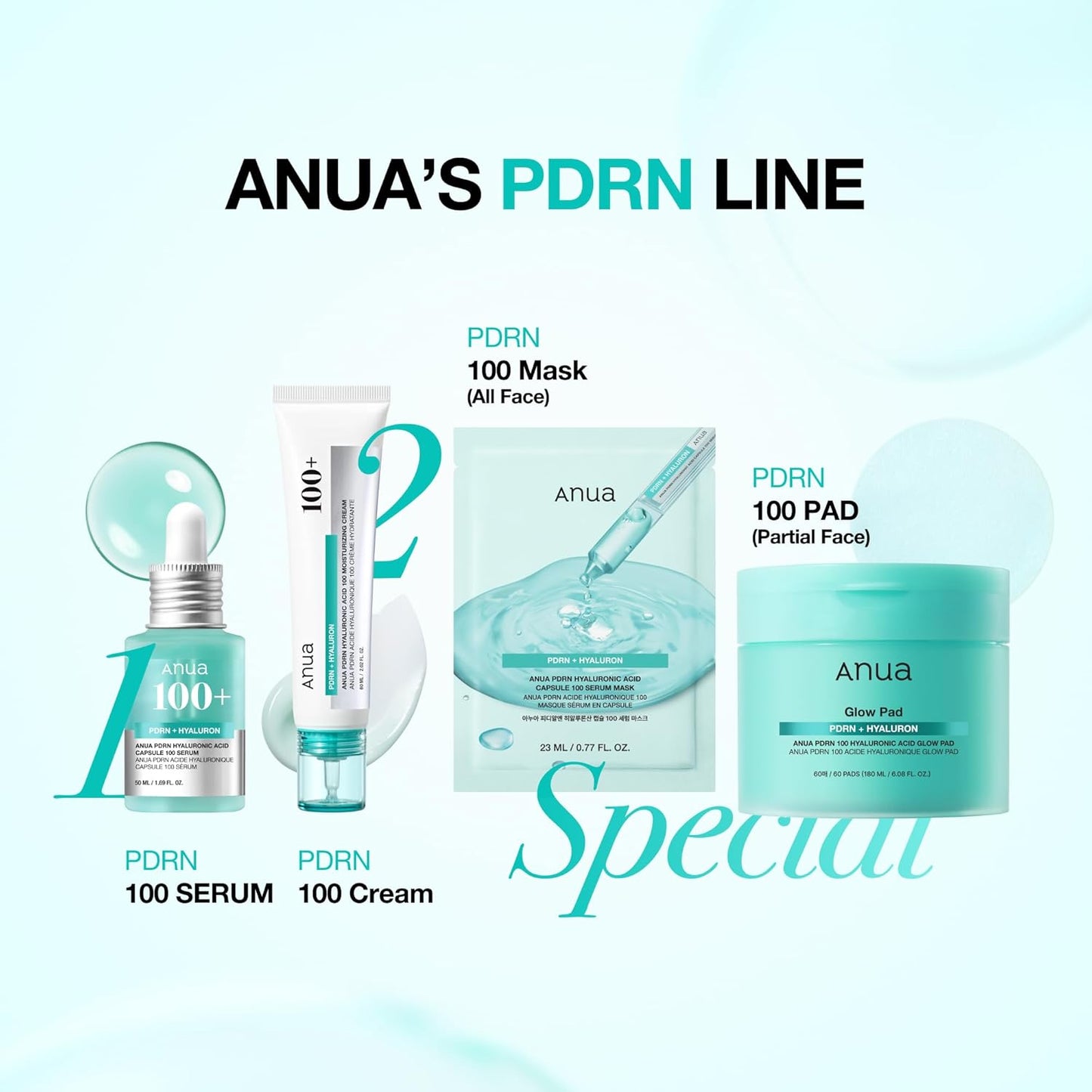 Anua PDRN Hyaluronic Acid Capsule 100 Serum Mask – At-Home Spa Reset for Dry, Dehydrated Skin