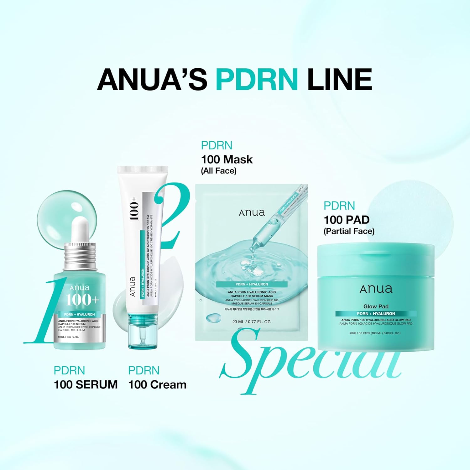Anua PDRN Hyaluronic Acid Capsule 100 Serum Mask – At-Home Spa Reset for Dry, Dehydrated Skin