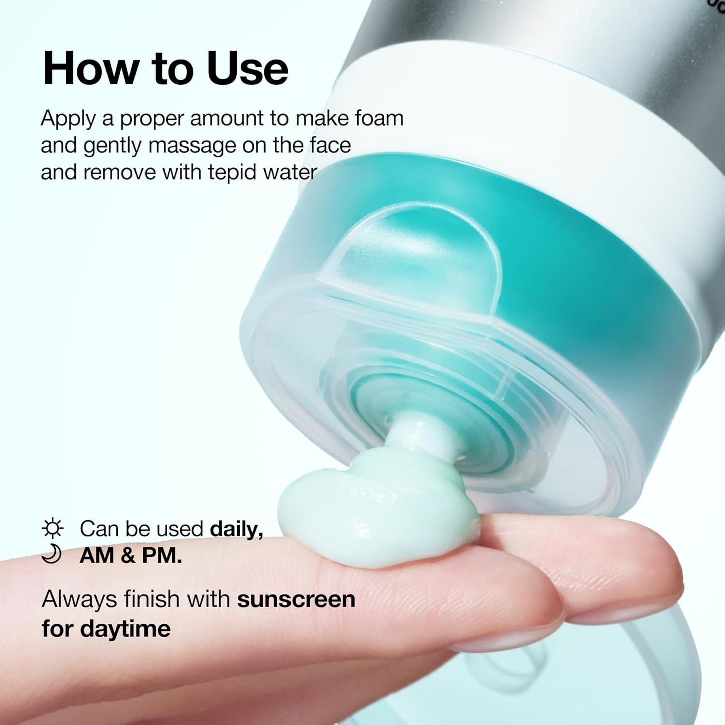 Anua PDRN Hyaluronic Acid Cleansing Foam – Evening Double Cleanse Companion for Sensitive Skin, Barrier-Repair Skincare