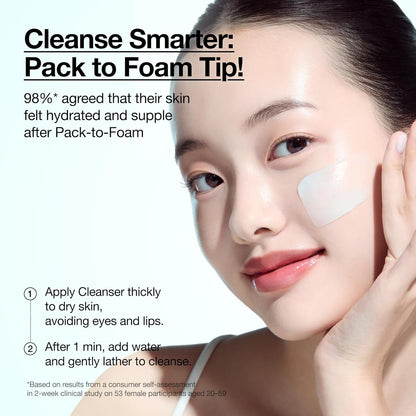 Anua PDRN Hyaluronic Acid Cleansing Foam – Evening Double Cleanse Companion for Sensitive Skin, Barrier-Repair Skincare