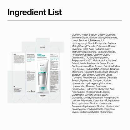 Anua PDRN Hyaluronic Acid Cleansing Foam – Evening Double Cleanse Companion for Sensitive Skin, Barrier-Repair Skincare