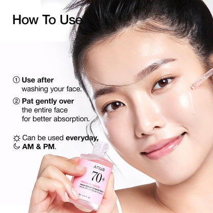 Anua Peach 70 Niacinamide Serum – Gentle Brightening Serum for Your Self-Care Routine