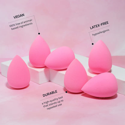 AOA Studio Collection Makeup Sponge Set of 6 – Thoughtful Birthday Gift for Women Who Love Beauty