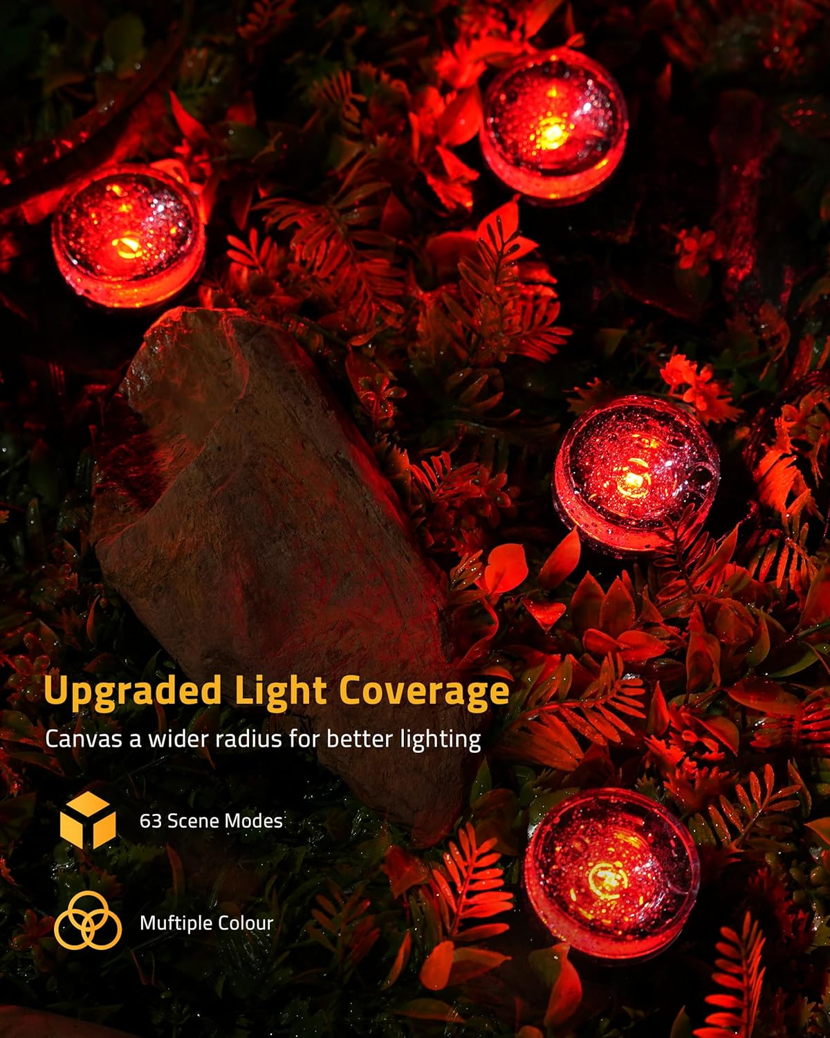 Aoycocr Christmas Pathway Lights – Flameless 50FT Smart Walkway Lights Safe for Kids, Pets, and Yards