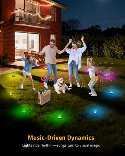 Aoycocr Christmas Pathway Lights – Flameless 50FT Smart Walkway Lights Safe for Kids, Pets, and Yards