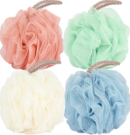 approximately 4.5 inch loofah sponge at 50-80 gram density options