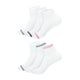 Ankle - White With Stripes - 5-9