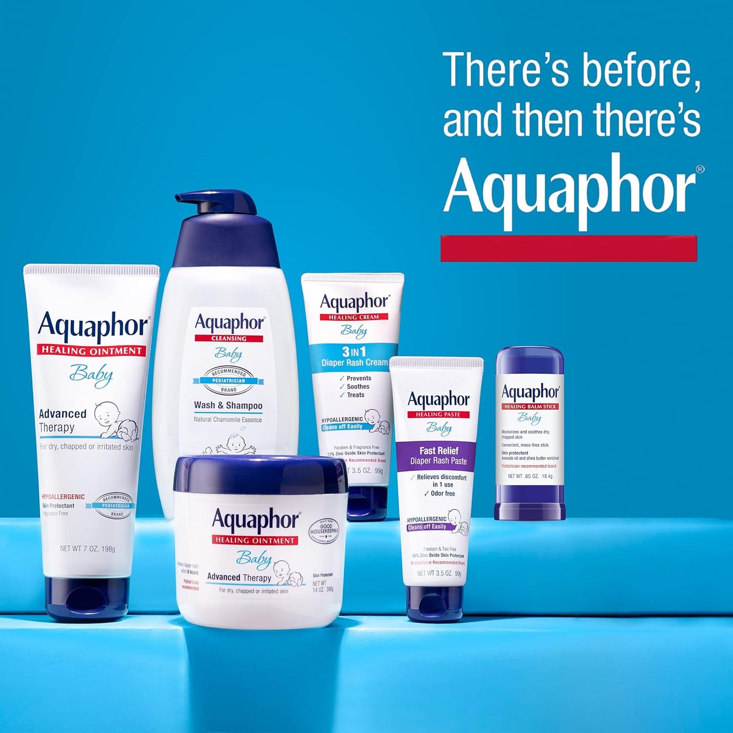 Aquaphor Baby Healing Balm Stick – Drool Rash Relief for Newborn Nursery Essentials, Gentle Skin Protectant
