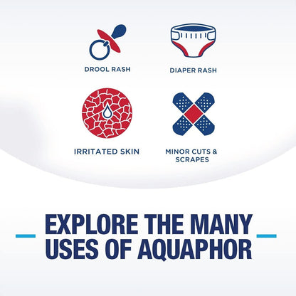Aquaphor Baby Healing Ointment Advanced Therapy – Pediatrician Recommended for Teething Drool Rash