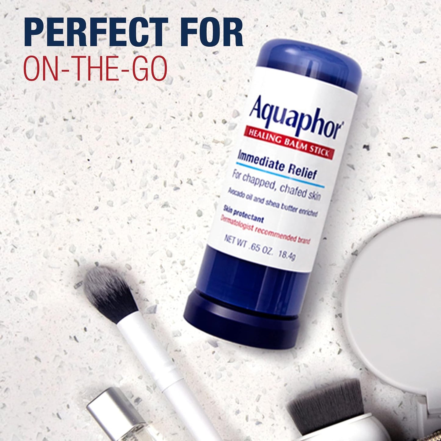 Aquaphor Healing Balm Stick for Nightly Self Care Routine, Hypoallergenic Moisturizing Stick for Lip and Skin