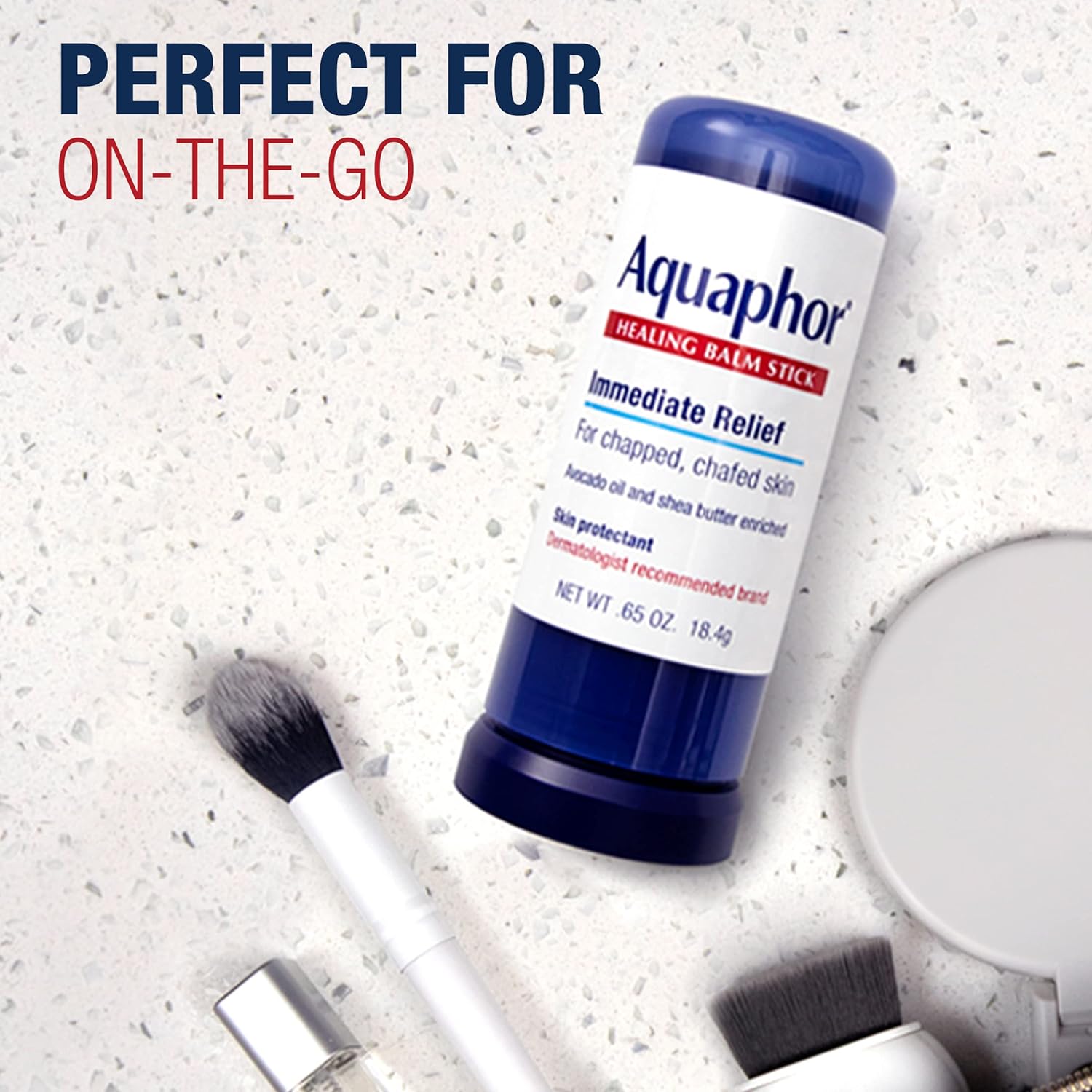Aquaphor Healing Balm Stick for Nightly Self Care Routine, Hypoallergenic Moisturizing Stick for Lip and Skin
