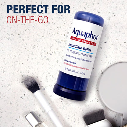 Aquaphor Healing Balm Stick for Nightly Self Care Routine, Hypoallergenic Moisturizing Stick for Lip and Skin