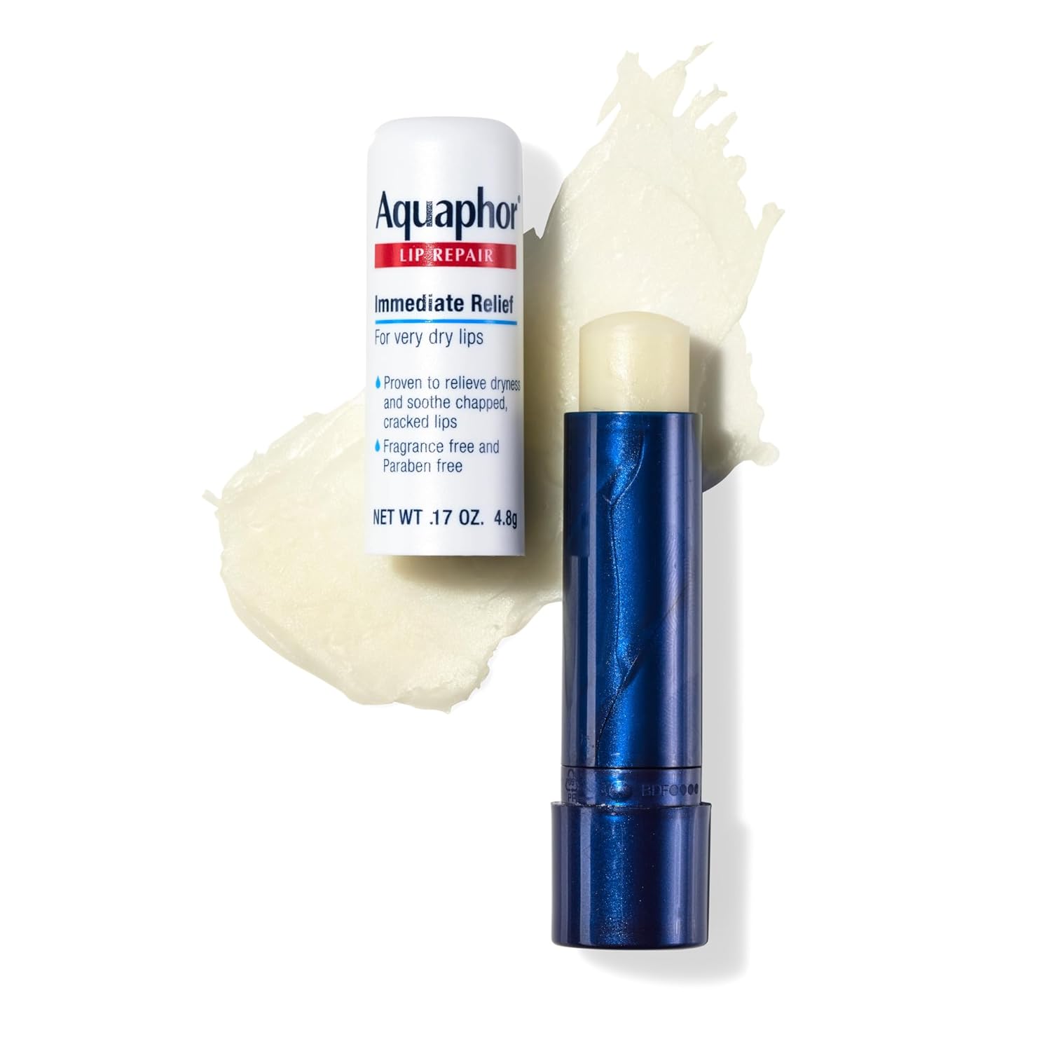 Aquaphor Lip Repair Stick – Self-Care Lip Balm for Nightly Hydration Rituals, Pack of 2