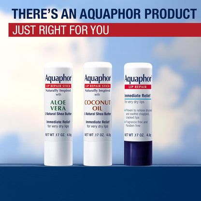 Aquaphor Naturally Inspired Lip Repair Stick – Kid-Safe Family Balm for Backpacks and Lunchboxes