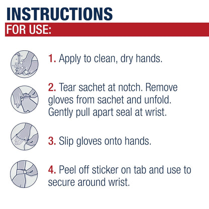 Aquaphor Repairing Hand Masks – Premium At-Home Manicure Prep Gloves, Single-Use Sachets with Avocado Oil and Shea Butter