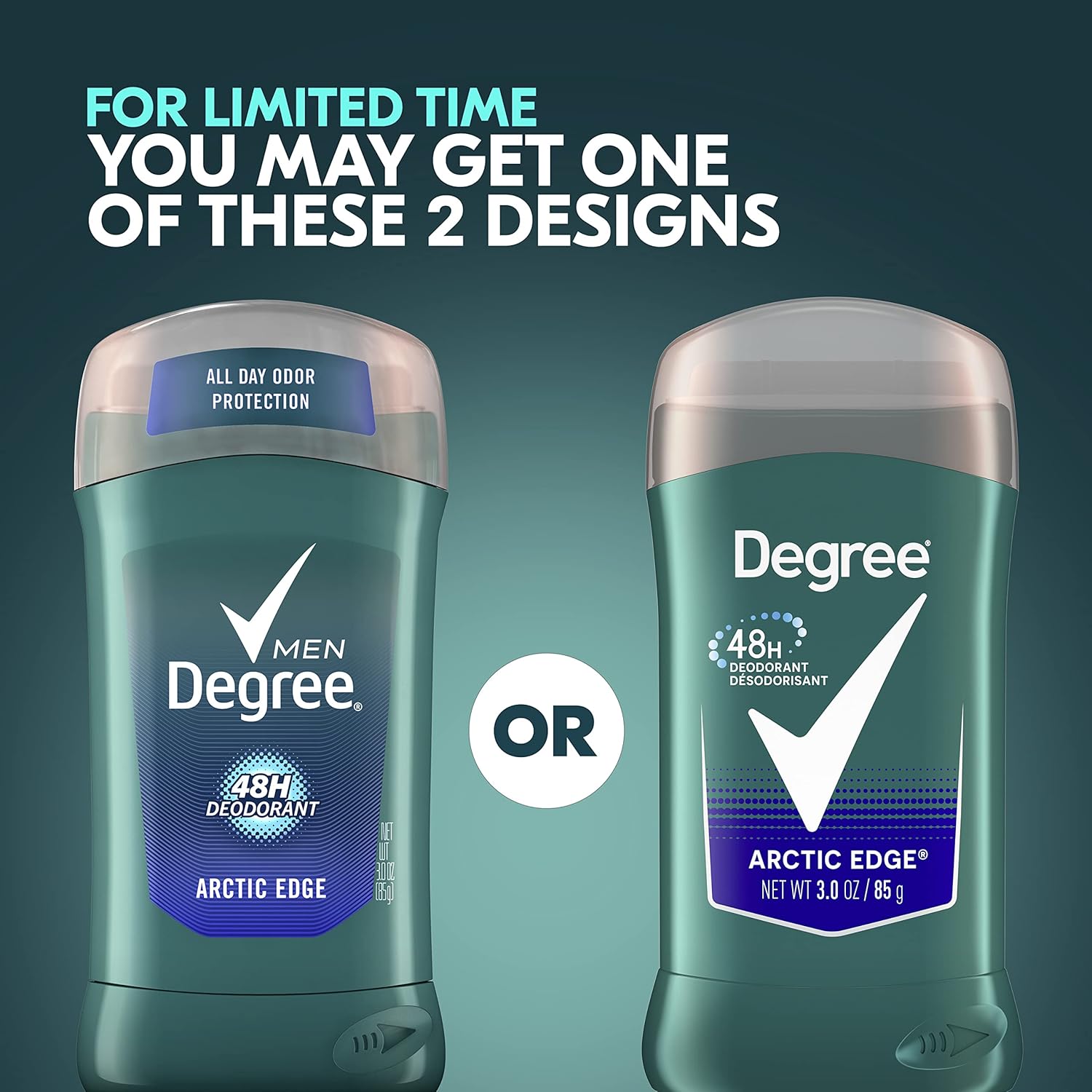 arctic edge scent blend of cool mint, crisp mandarin, and winter melon