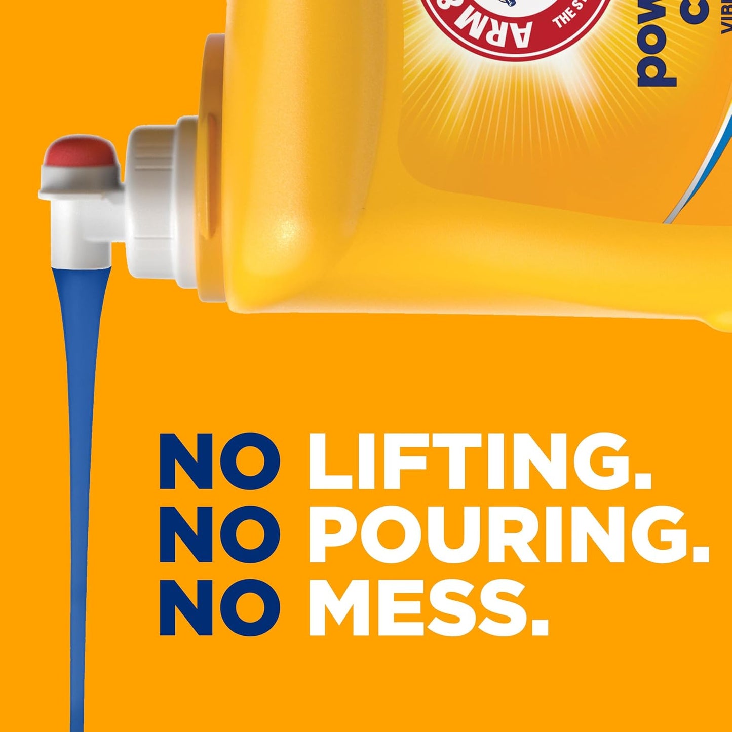 ARM & HAMMER Clean Burst Liquid Laundry Detergent for Long-Lasting Fresh Scent, 170 fl oz Linen Infusion