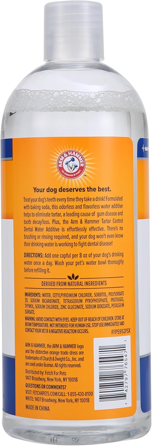 Arm & Hammer Dental Rinse for Adult Dogs – Thoughtful New Puppy Gift for First-Time Owners