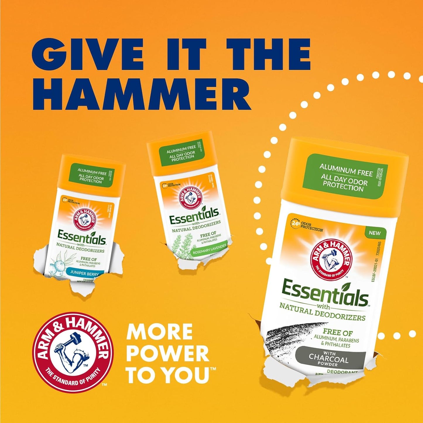 Arm & Hammer Essentials Aluminum-Free Deodorant Gift Set for Health-Conscious Friends and Family