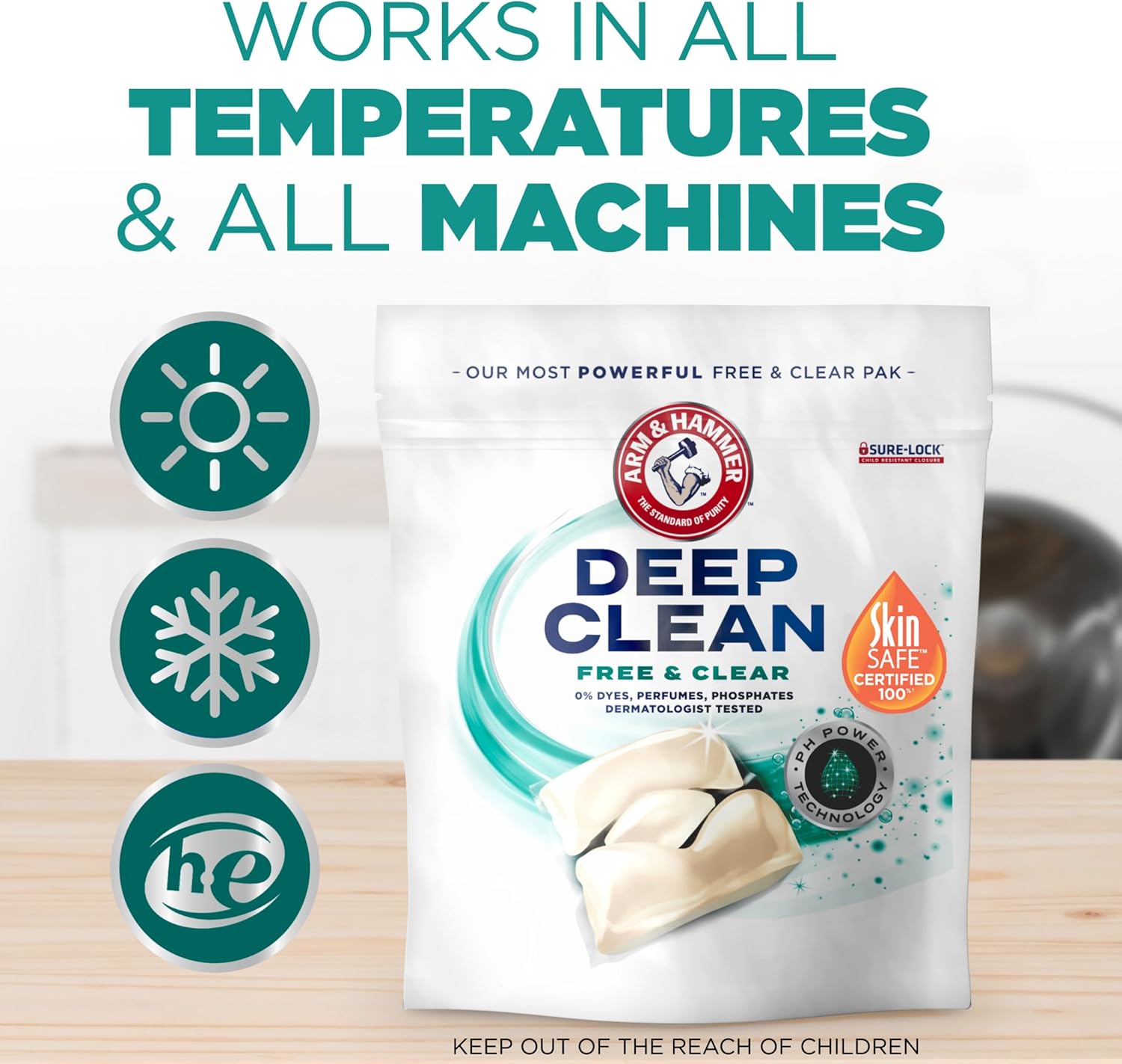 ARM & HAMMER Free & Clear Power Paks – Streamlined Laundry for Intentional Minimalist Homes