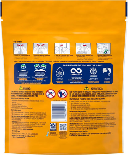 Arm & Hammer Plus OxiClean 5-in-1 Laundry Detergent Power Paks for Home Office Managers, Quick Drop-and-Go Laundry Paks