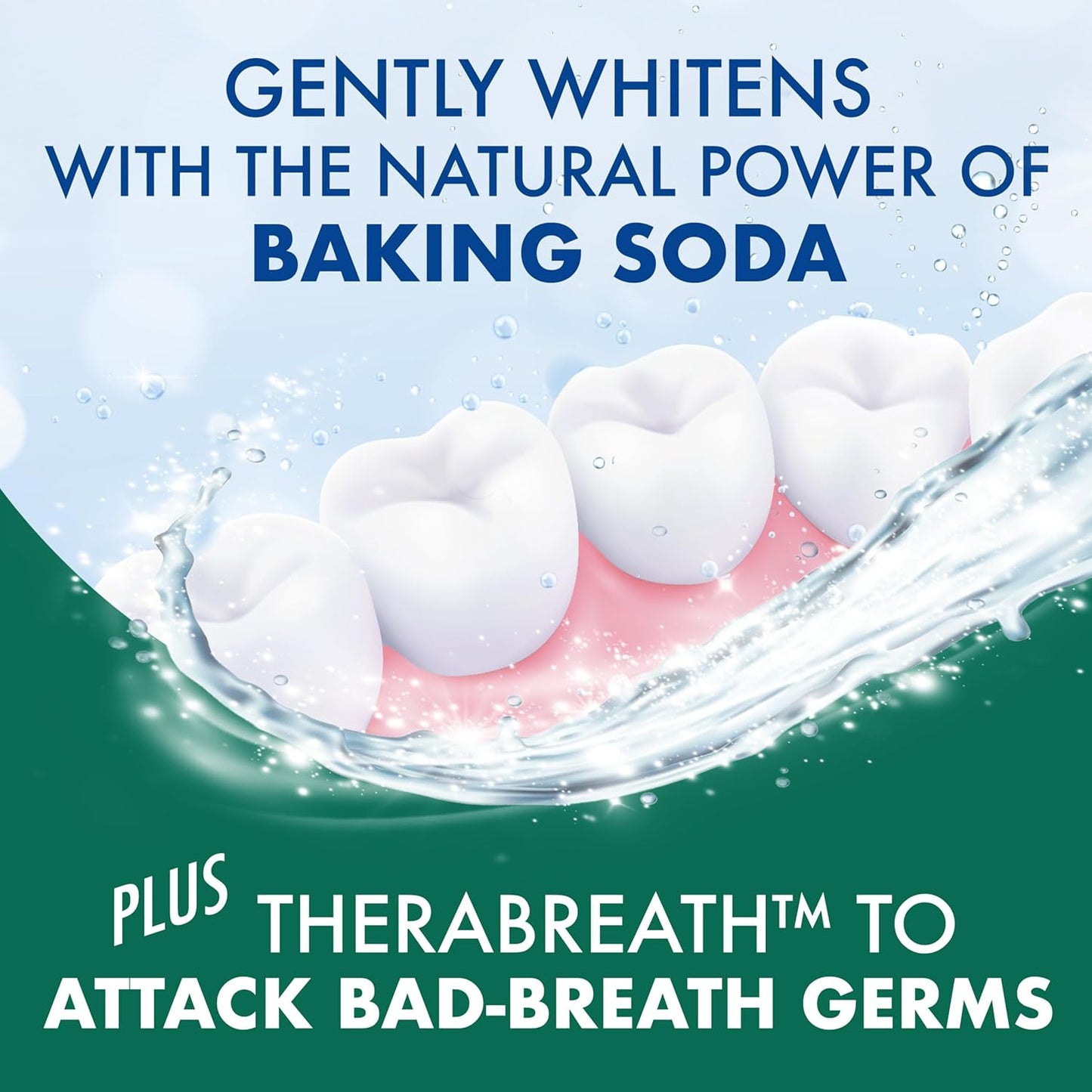 ARM & HAMMER Plus TheraBreath Toothpaste – Mindful Self-Care Pick for the Guest Bathroom, Baking Soda Whitening