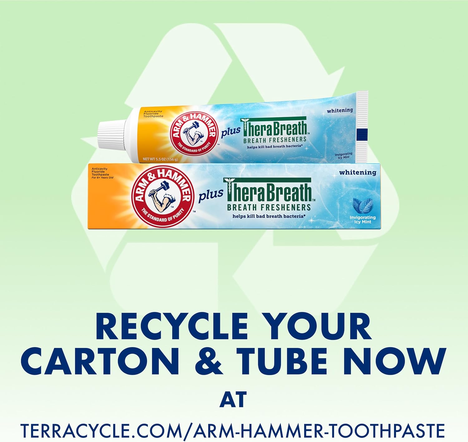 ARM & HAMMER Plus TheraBreath Toothpaste – Mindful Self-Care Pick for the Guest Bathroom, Baking Soda Whitening