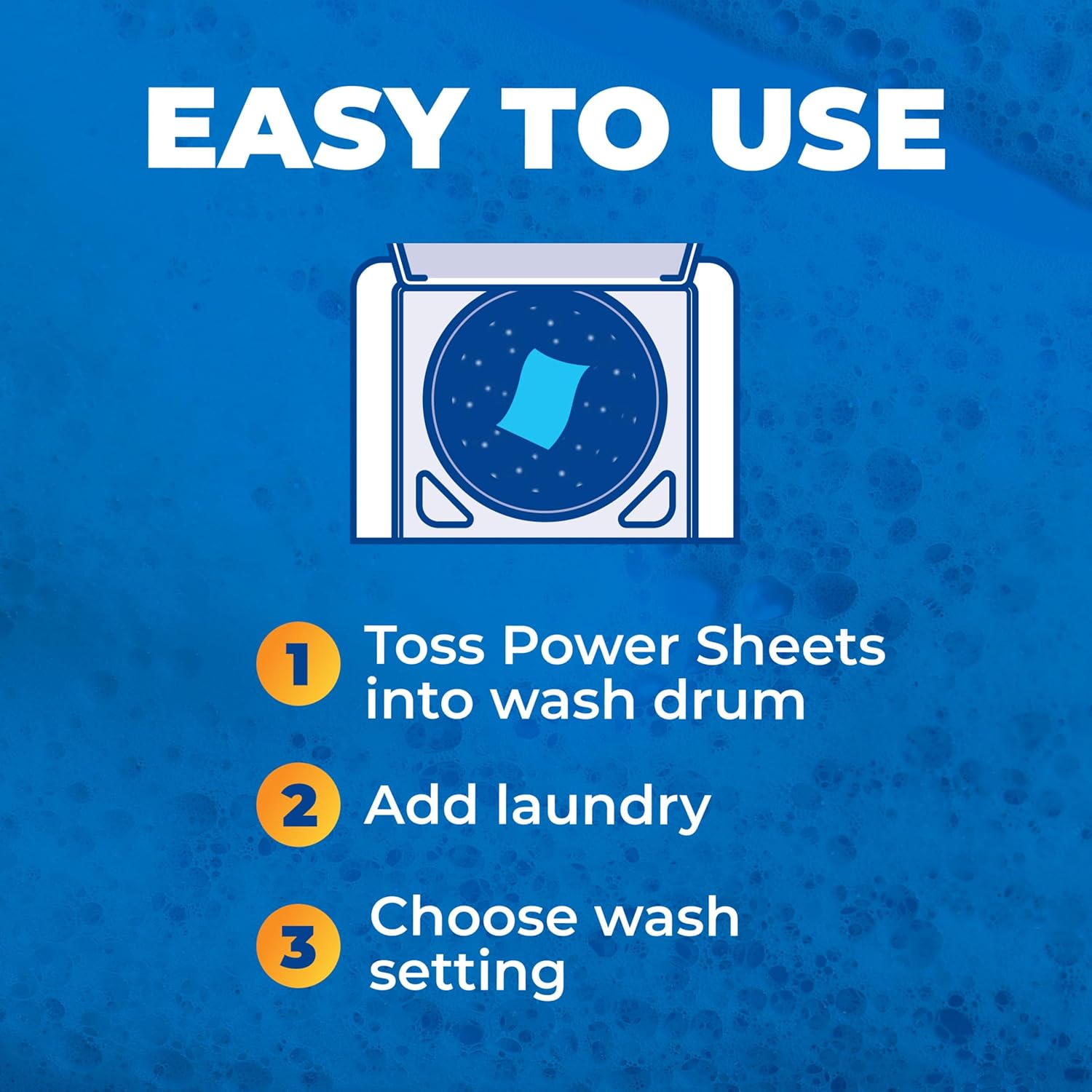 ARM & HAMMER Power Sheets Laundry Detergent Plus OxiClean 6in1, Thoughtful Housewarming Gift for New Homeowners