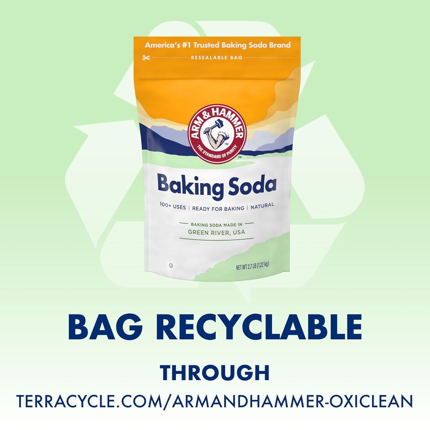 ARM & HAMMER Sodium Bicarbonate, 7 Pounds — Safer Substitute for Harsh Cleaners in Kitchens and Bathrooms