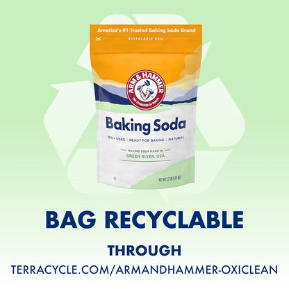 ARM & HAMMER Sodium Bicarbonate, 7 Pounds — Safer Substitute for Harsh Cleaners in Kitchens and Bathrooms