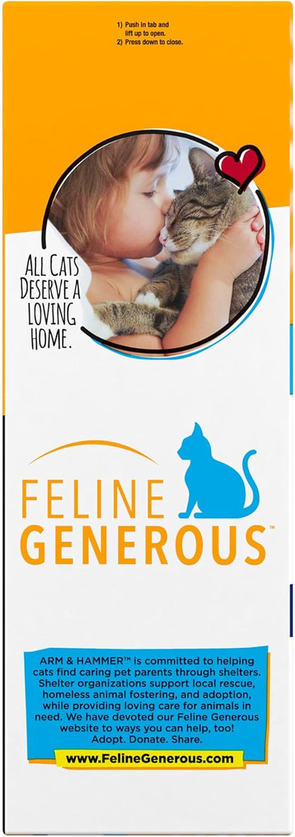 ARM & Hammer Unscented Multi-Cat Litter – Allergy Friendly Odor Neutralizing Clay for a Cleaner Wellness Routine
