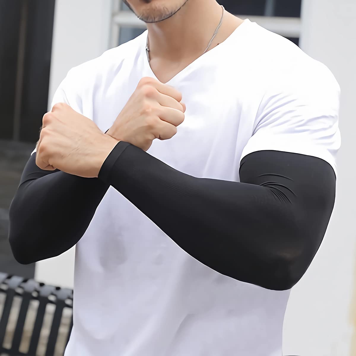 Arm Sleeves for Men and Women – Wind-Down Recovery Wear, Soothing Compression After Long Runs and Games