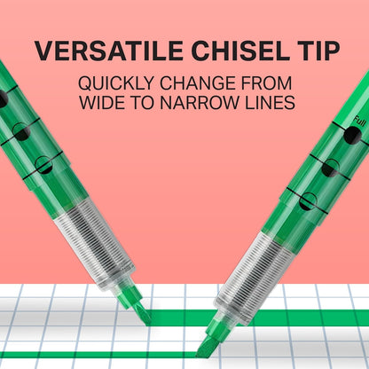 assorted 5-color pack: pink, orange, yellow, green, blue