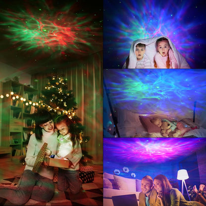 Astronaut Galaxy Projector – Modern Bedroom Decor Accent, Posable Astronaut Figurine and Mood Light