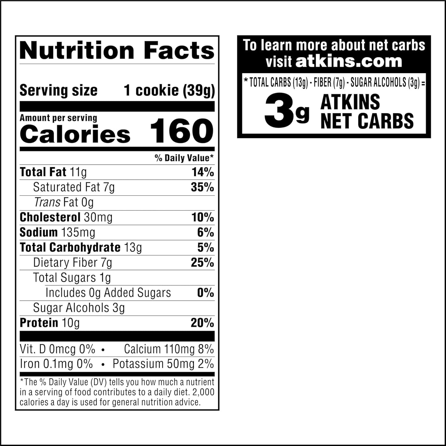Atkins Chocolate Chip Protein Cookie – Desk Drawer Snack for Focused Afternoons at the Office