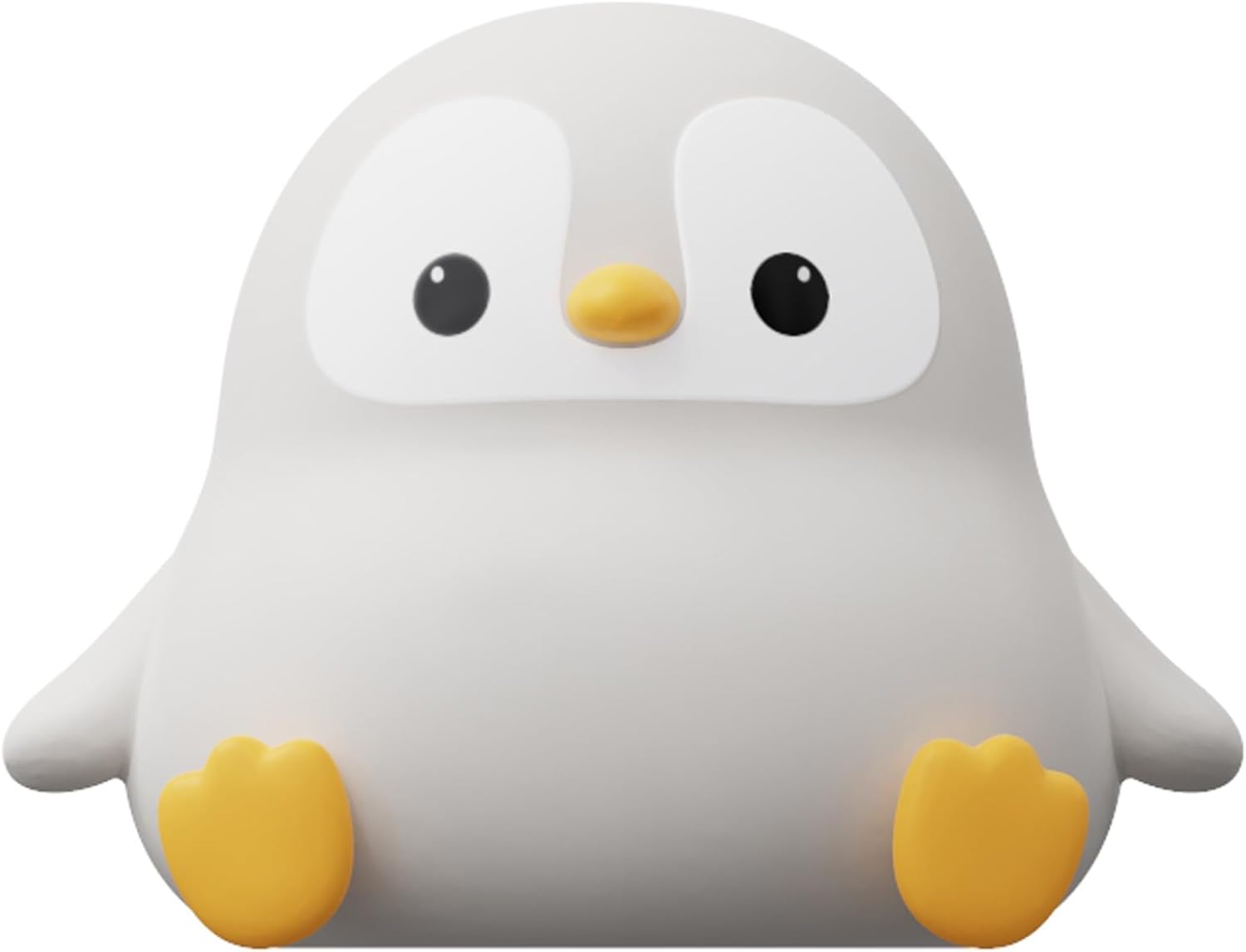 ATSUI Penguin Night Light – Adorable Birthday Gift for Kids and Animal Lovers, Squishy Silicone Lamp with Warm Glow