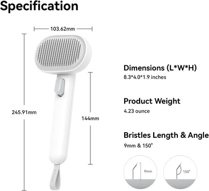 Aumuca Cat Brush for Shedding – Family-Safe Grooming Tool Kids Can Help With at Home