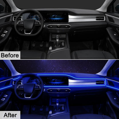 AuroraDrive Premium Interior Car LED Strip Lights APP Control – High-End Ambient Lighting Upgrade for Luxury Vehicle Cabin