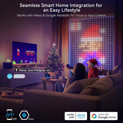 AuroraGlow Smart Curtain Lights – Safe Kids Bedroom Decor, Cool-to-Touch LED with Auto Shutoff Timer