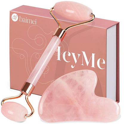 authentic rose quartz construction across all color variants (pink, blue, jade green, green)