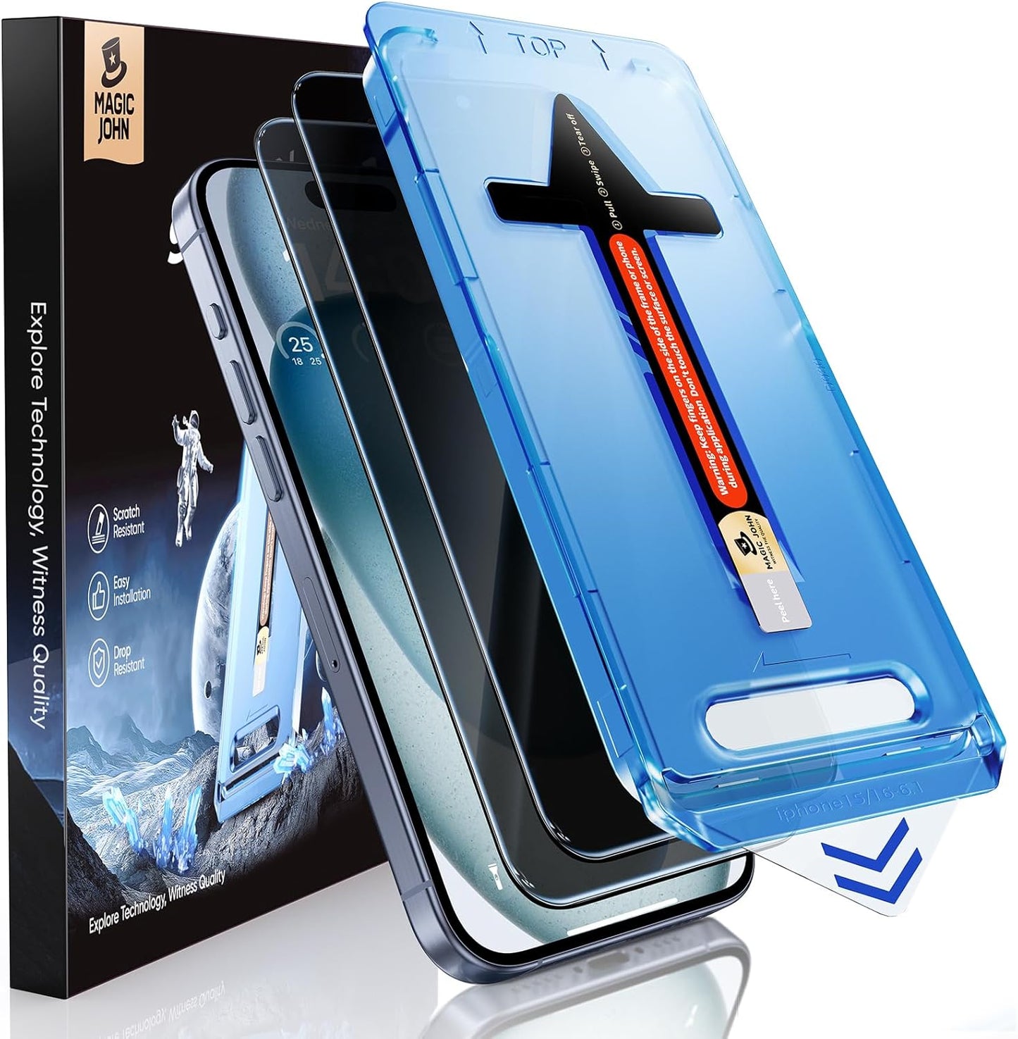 automatic dust-elimination adhesion tray (cover-and-pull alignment system)
