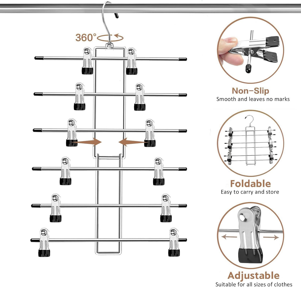 available in 1, 2, 4, and 6-pack configurations for different closet scales